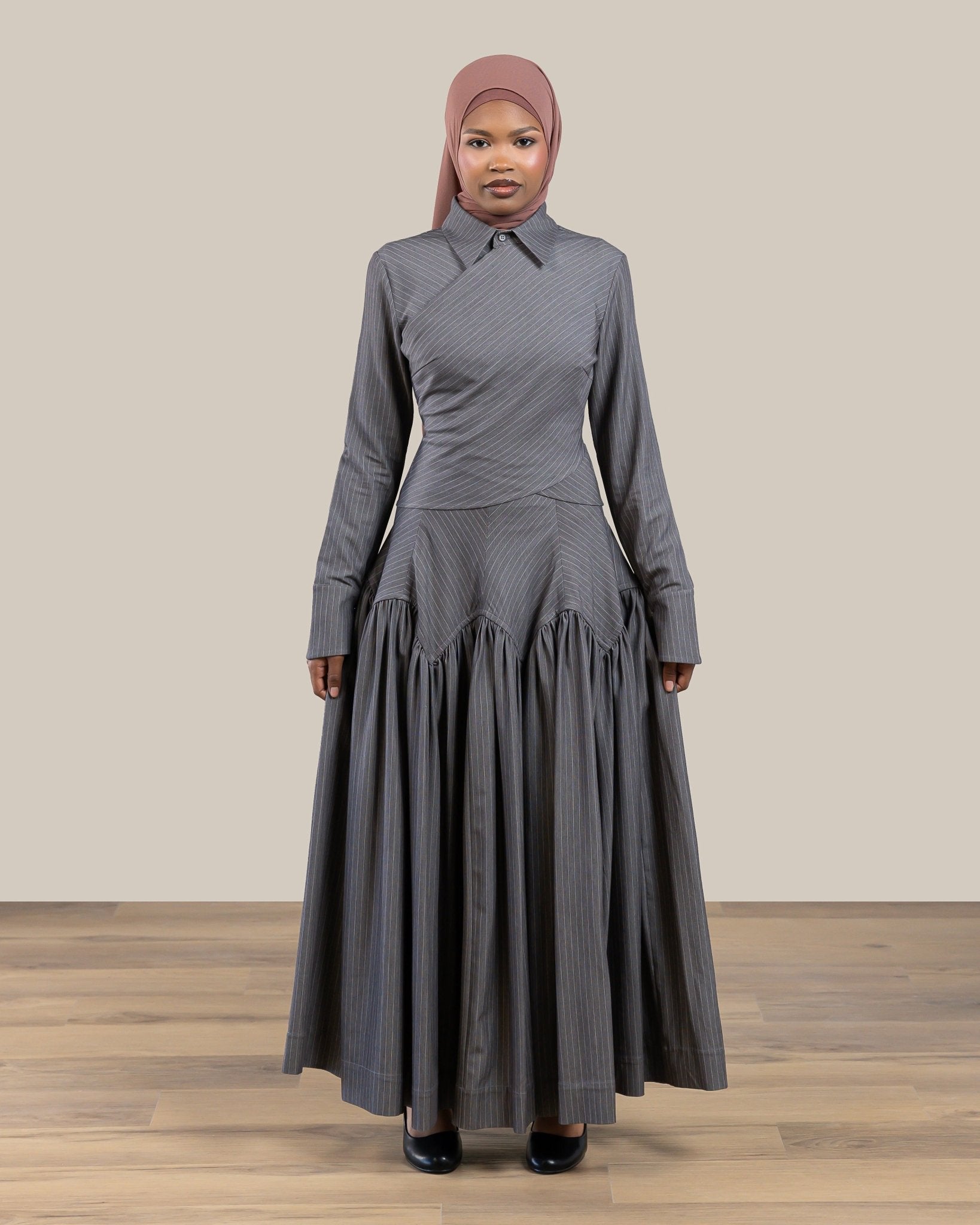 Diala Skirt | Grey – batulthecollection