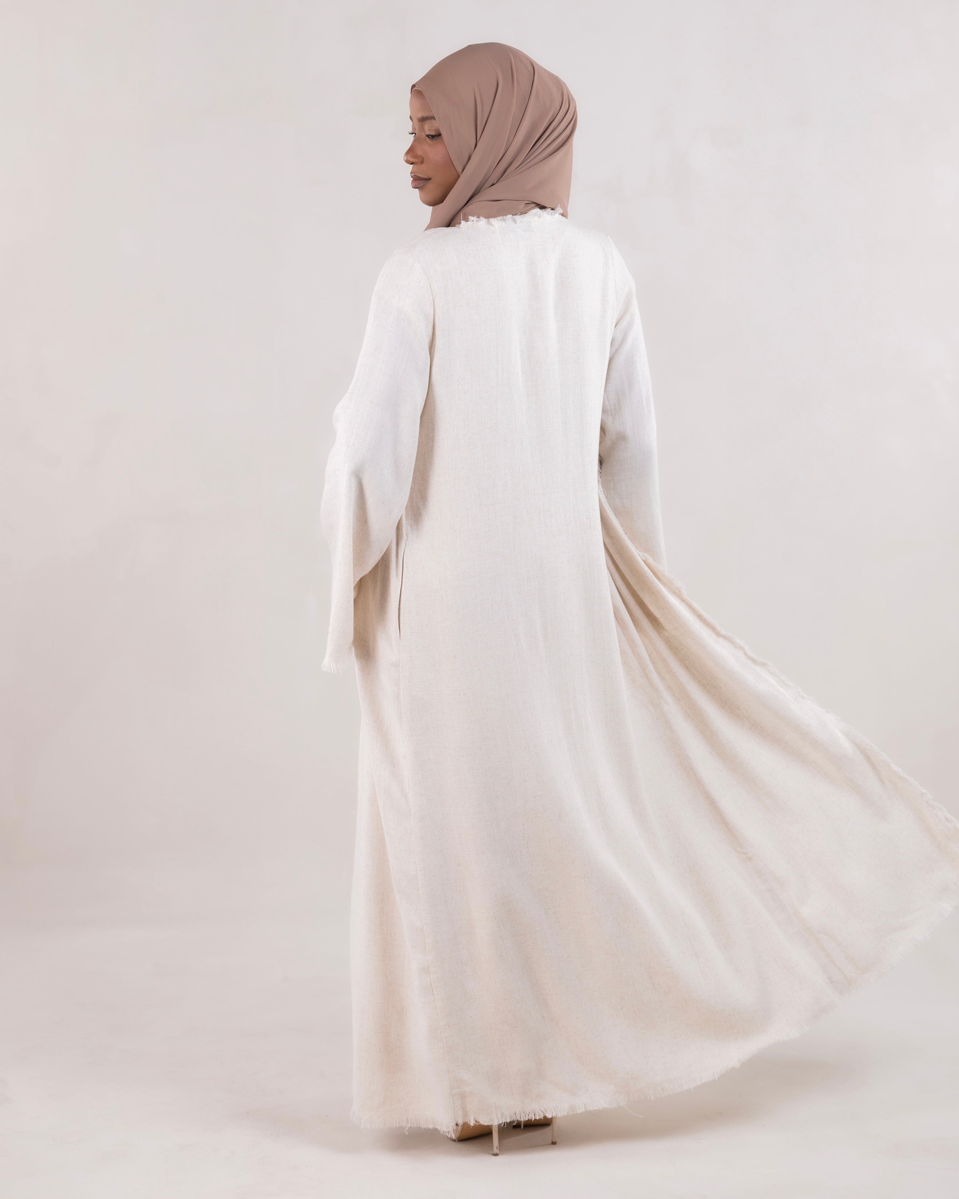 Samia Abaya Set | Natural
