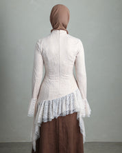 Nawal Ruffled Top | Lace