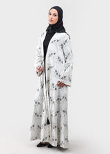 Lamees Linen Embroidered Abaya