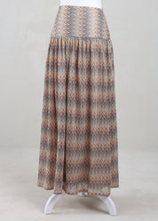 Zeena Chevron Skirt | Desert