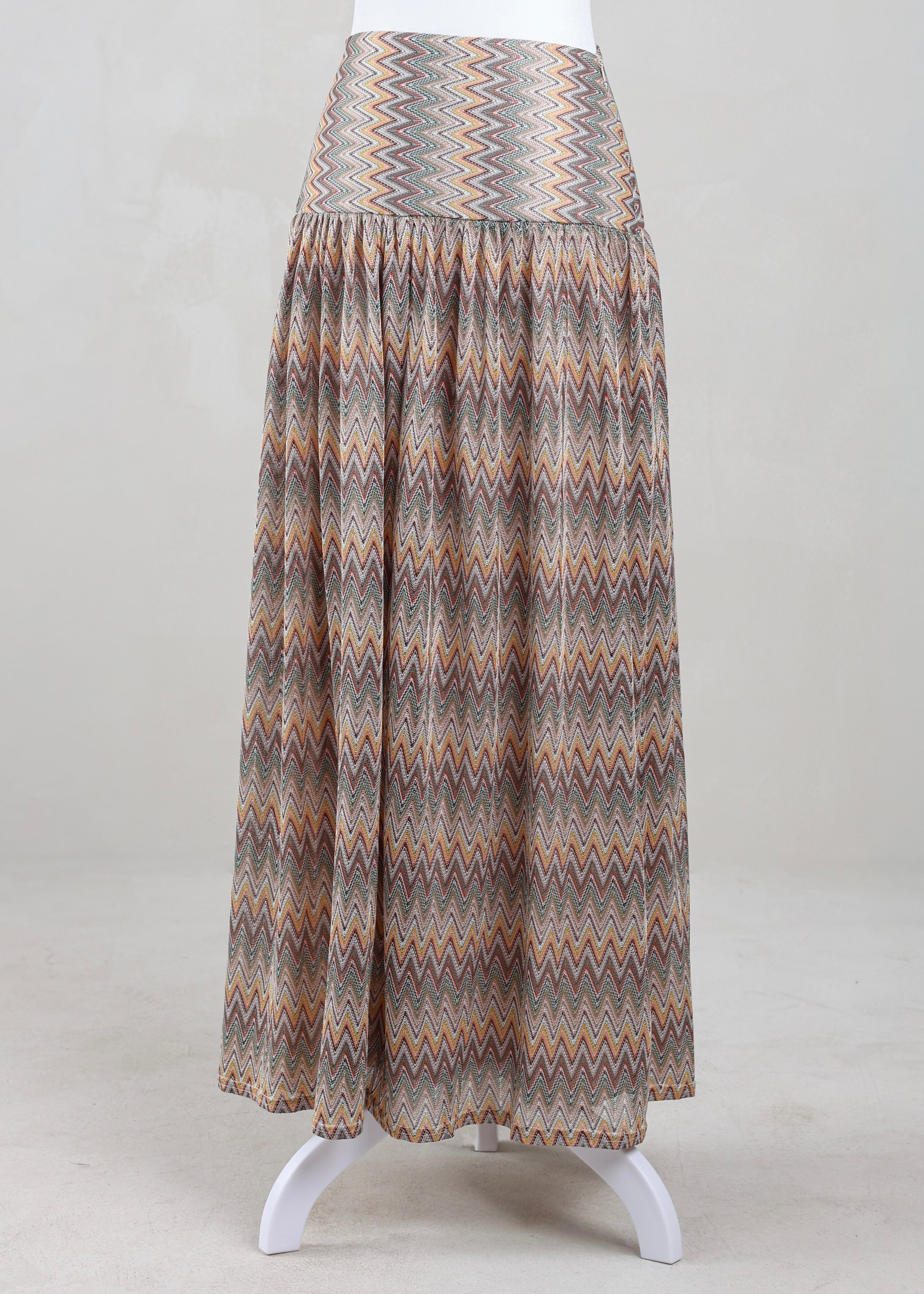 Zeena Chevron Skirt | Desert