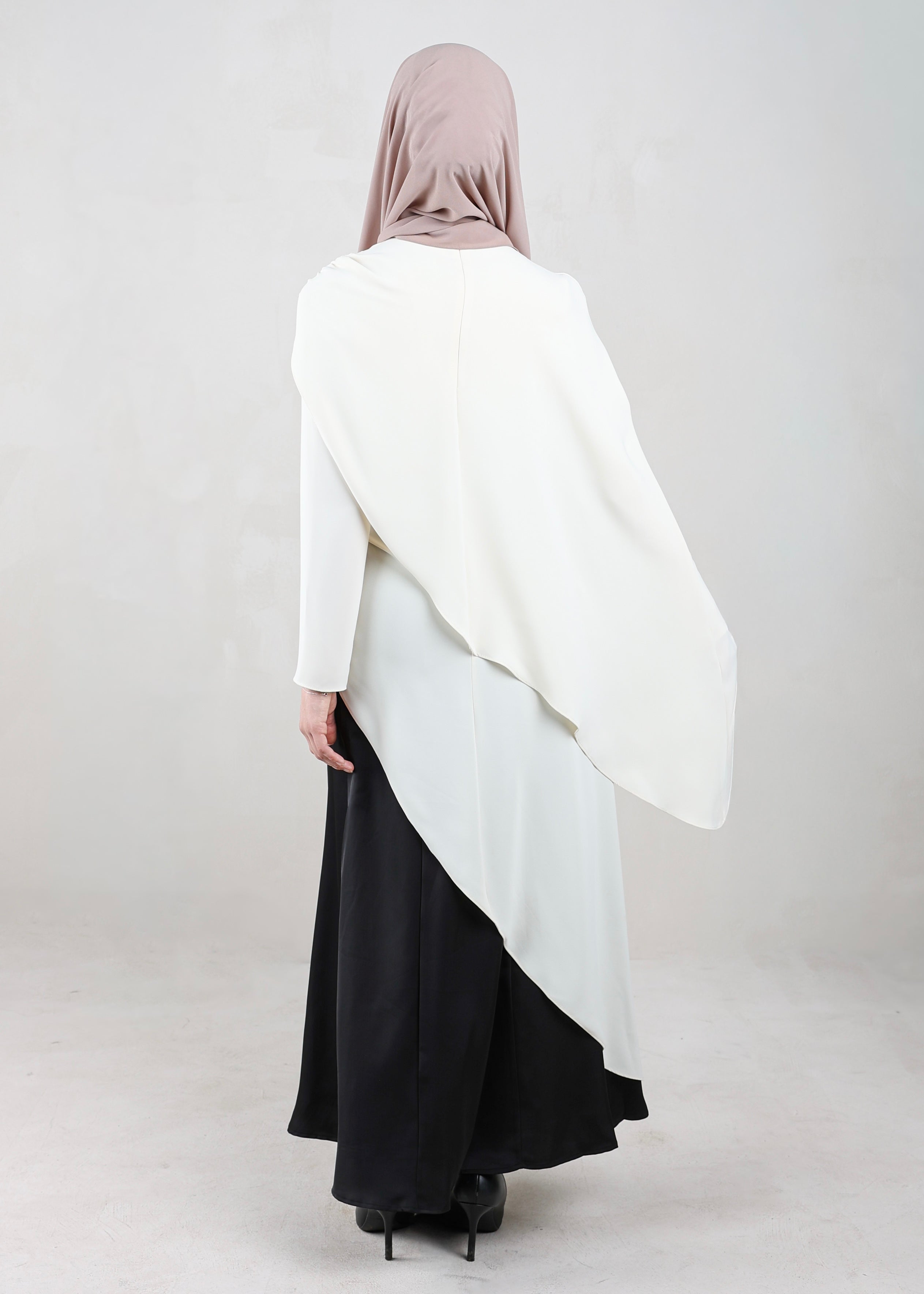 Aleen Asymmetrical Tunic | Ecru
