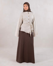 Sabreen Linen Wrap Shirt