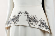 Hadeel Dress | Ecru