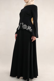 Hadeel Dress | Noir