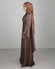 Yana Metallic Gown | Bronze
