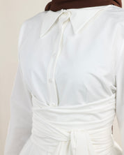 Hana Wrap Shirt | Ivory