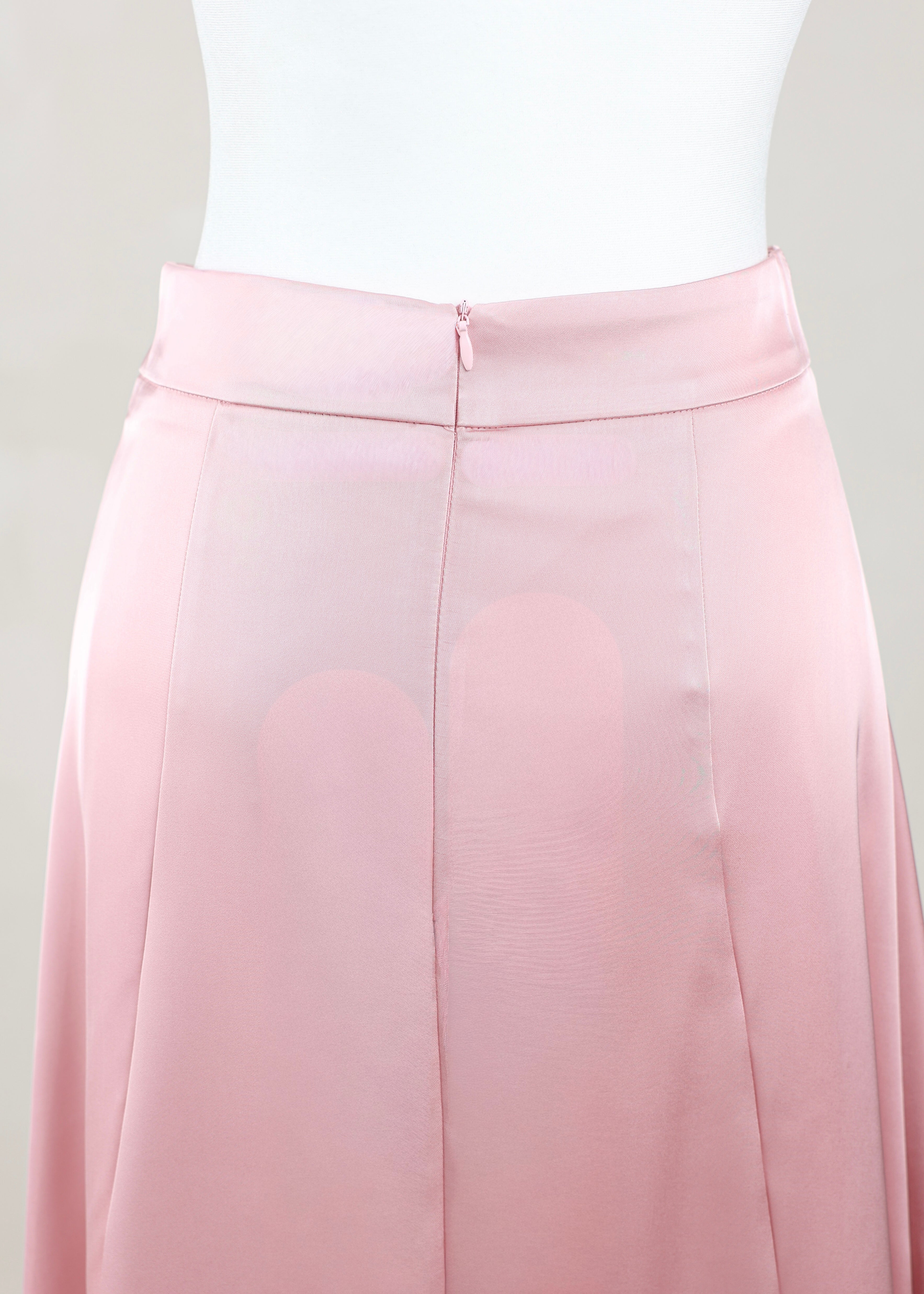 Sareen Satin Skirt | Dusty Rose