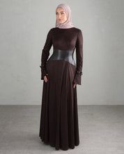 Vera Suede Leather Dress