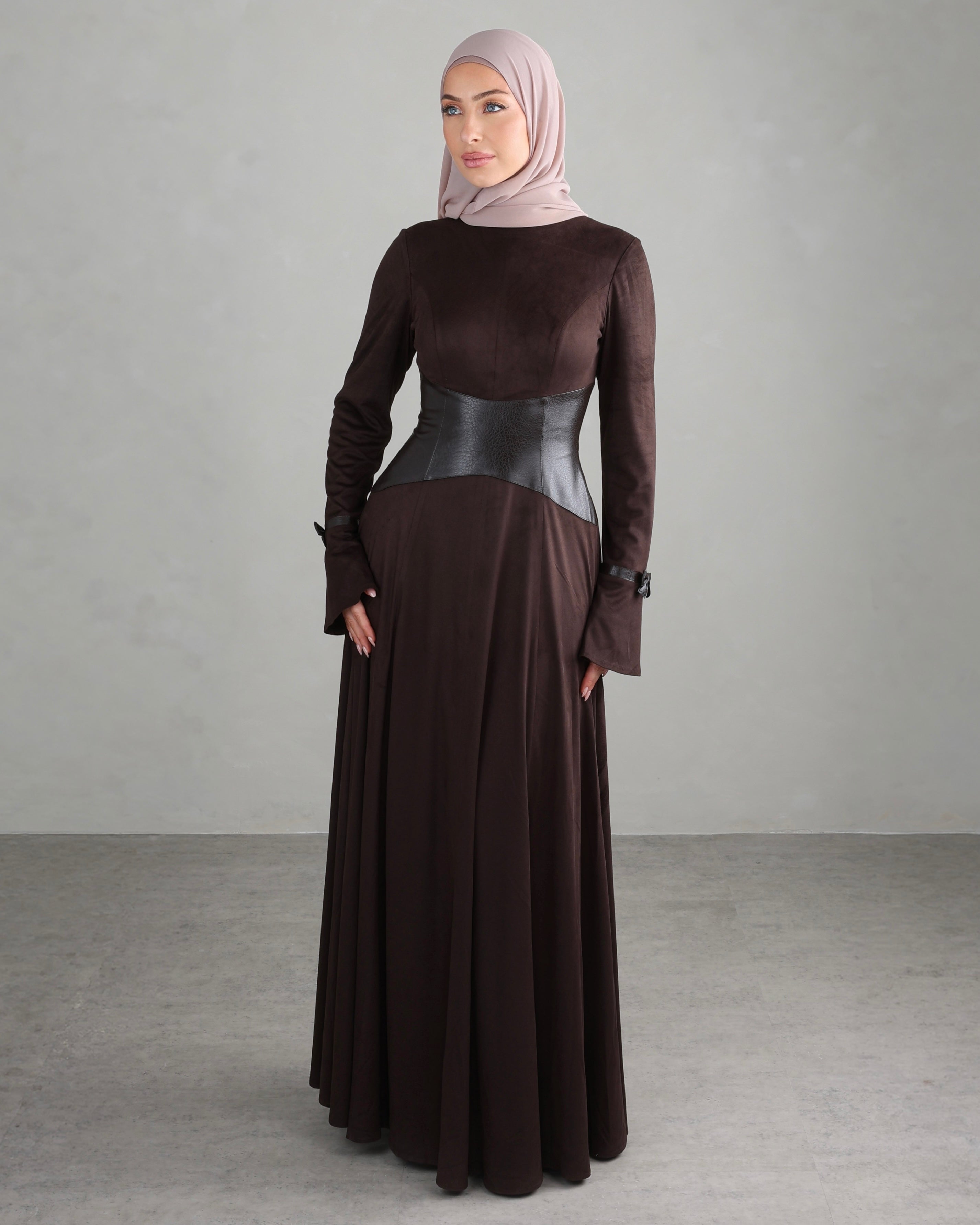 Vera Suede Leather Dress