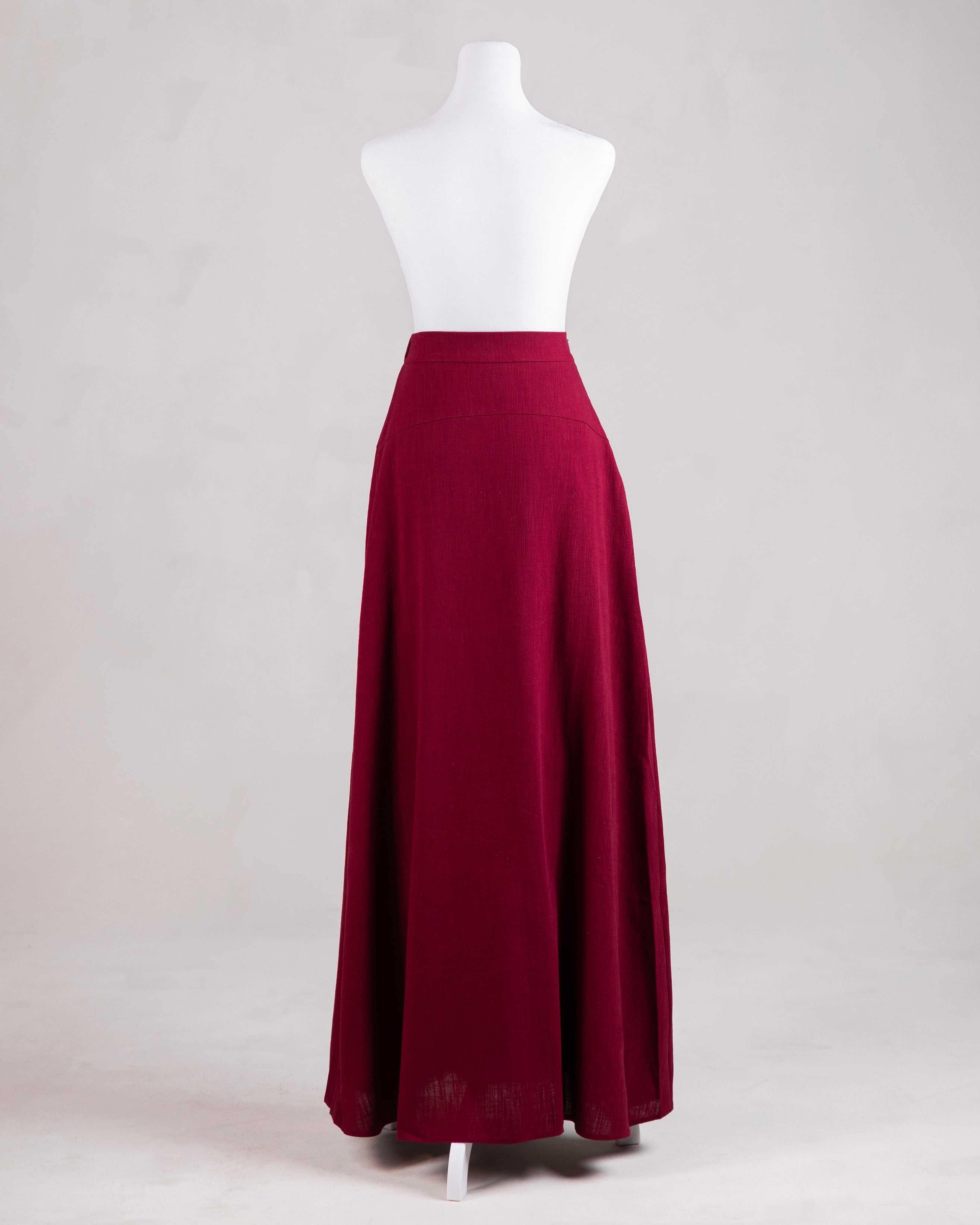Dana Skirt | Maroon