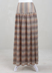 Zeena Chevron Skirt | Desert