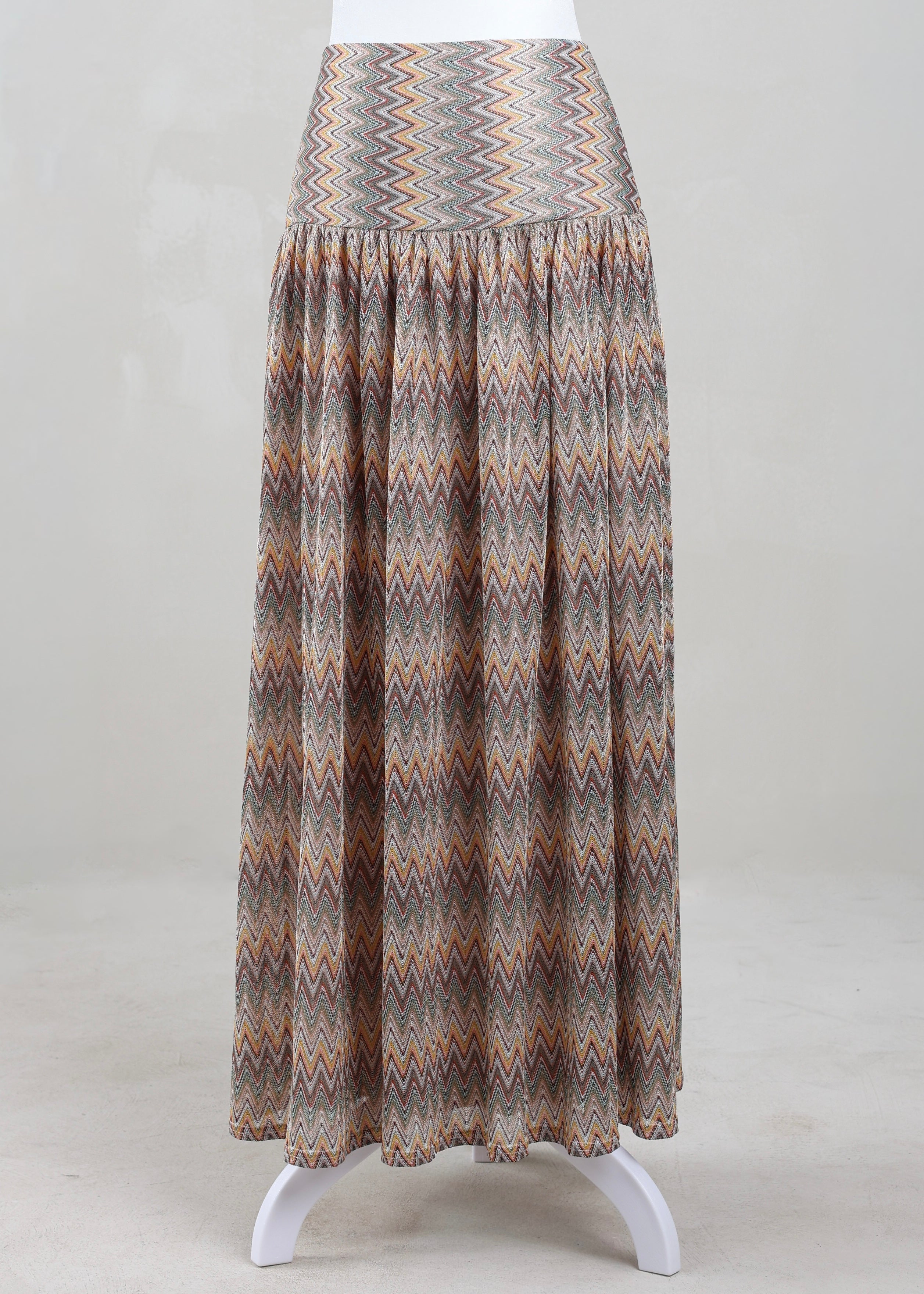 Zeena Chevron Skirt | Desert