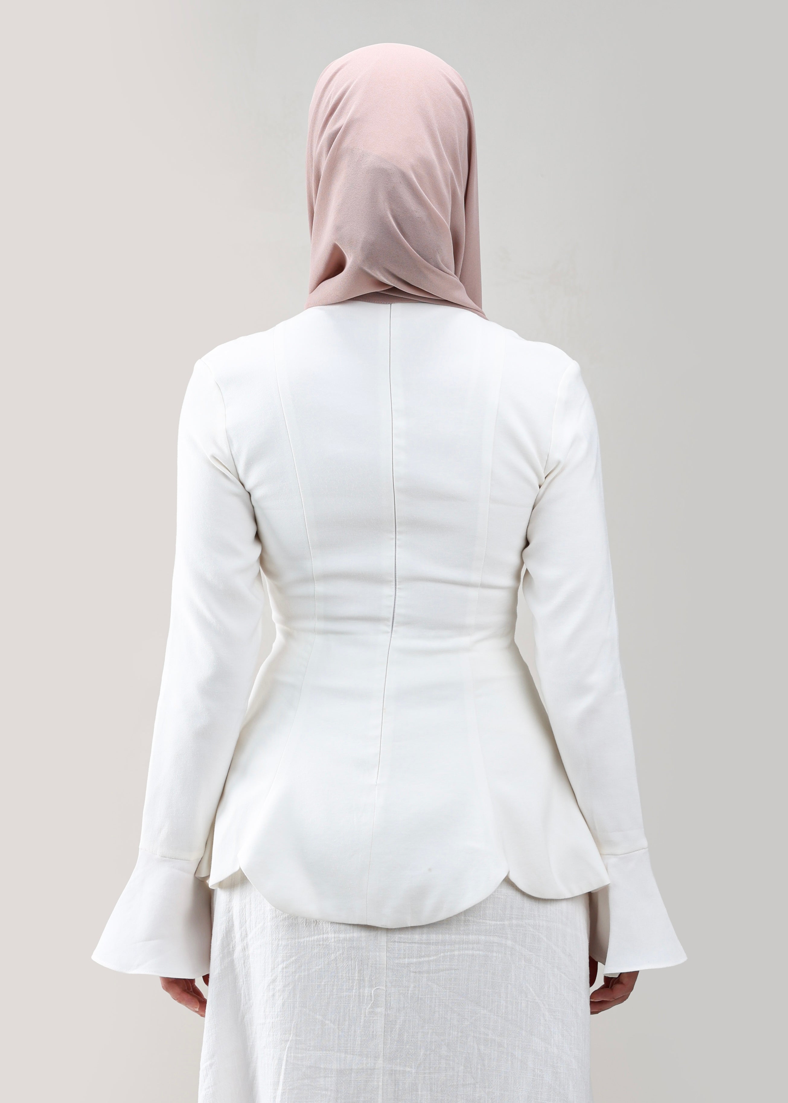 Juliette Peplum Tunic | Ivory