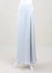 Sareen Satin Skirt | Silver