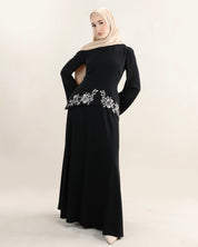 Hadeel Dress | Noir