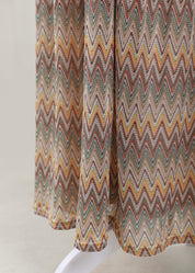 Zeena Chevron Skirt | Desert