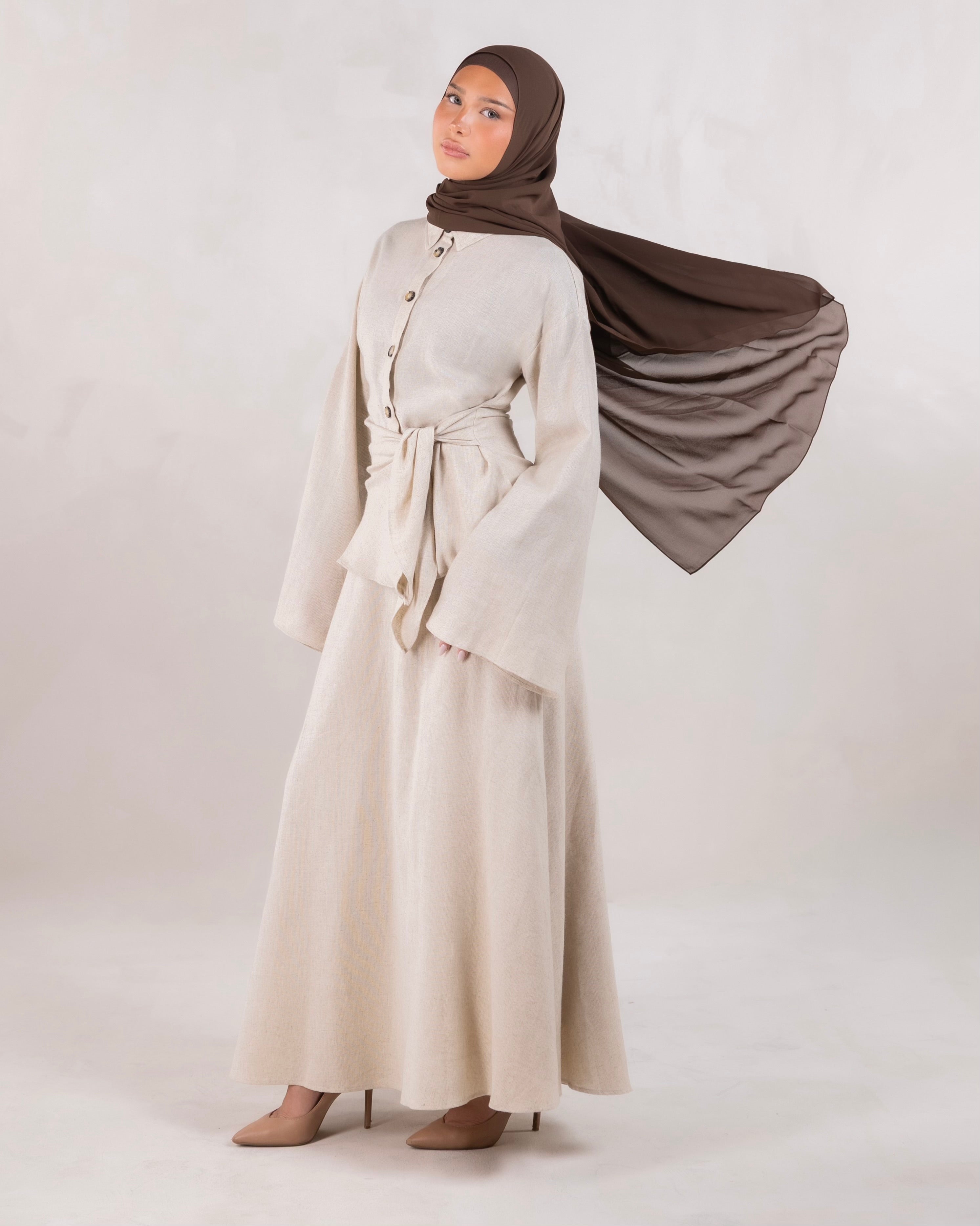Sabreen Linen Skirt