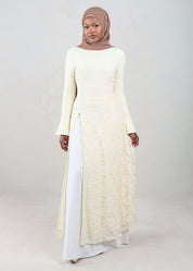 Lana Lace Tunic | Butter Yellow