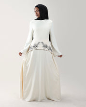 Hadeel Dress | Ecru