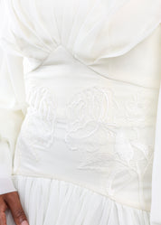 PRE ORDER ship 9/18 Hala Rose Gown | Ecru