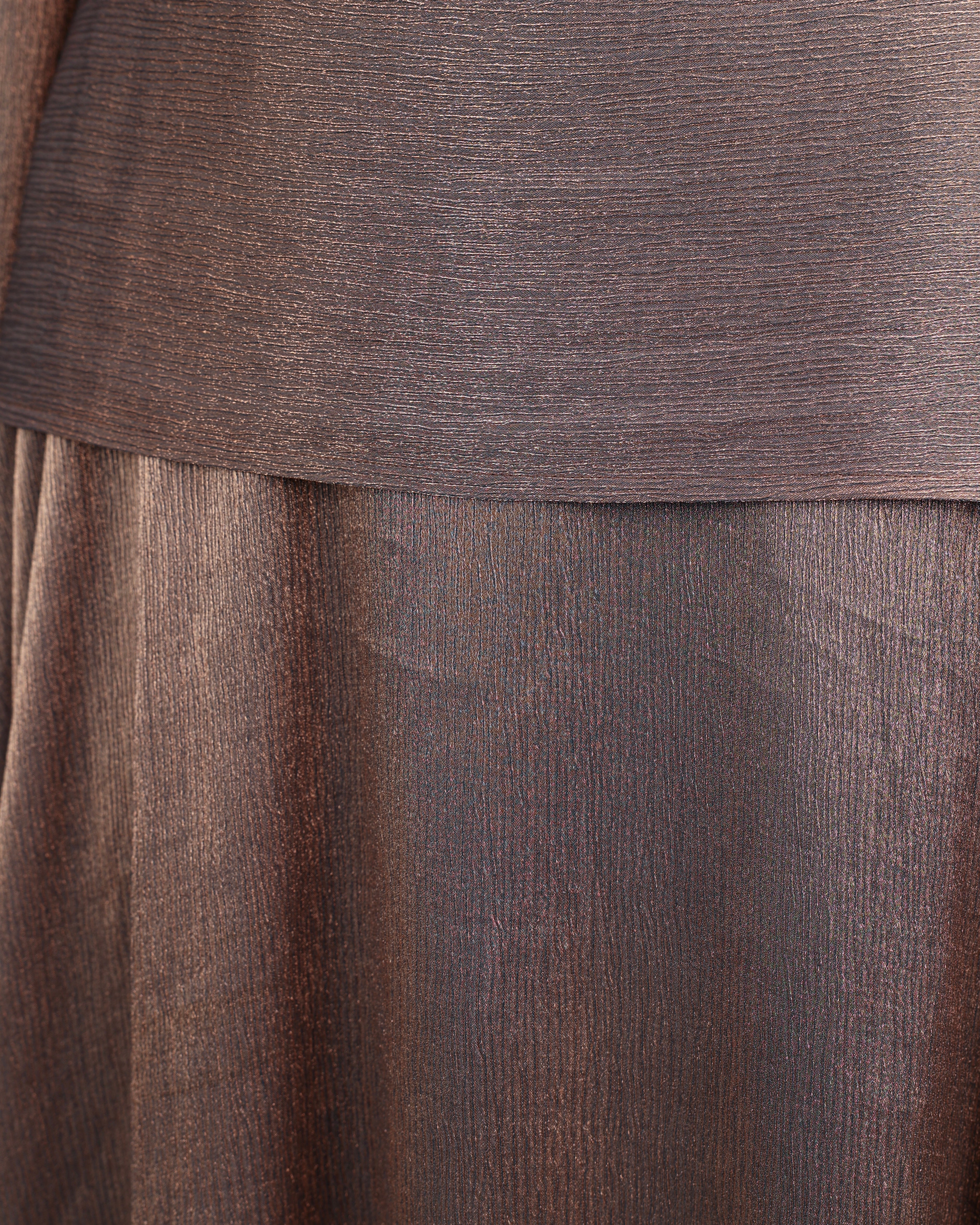 Yana Metallic Gown | Bronze