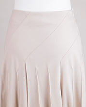 Amara Pleated Skirt | Oatmeal