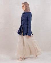 Hana Wrap Shirt | Denim Blue