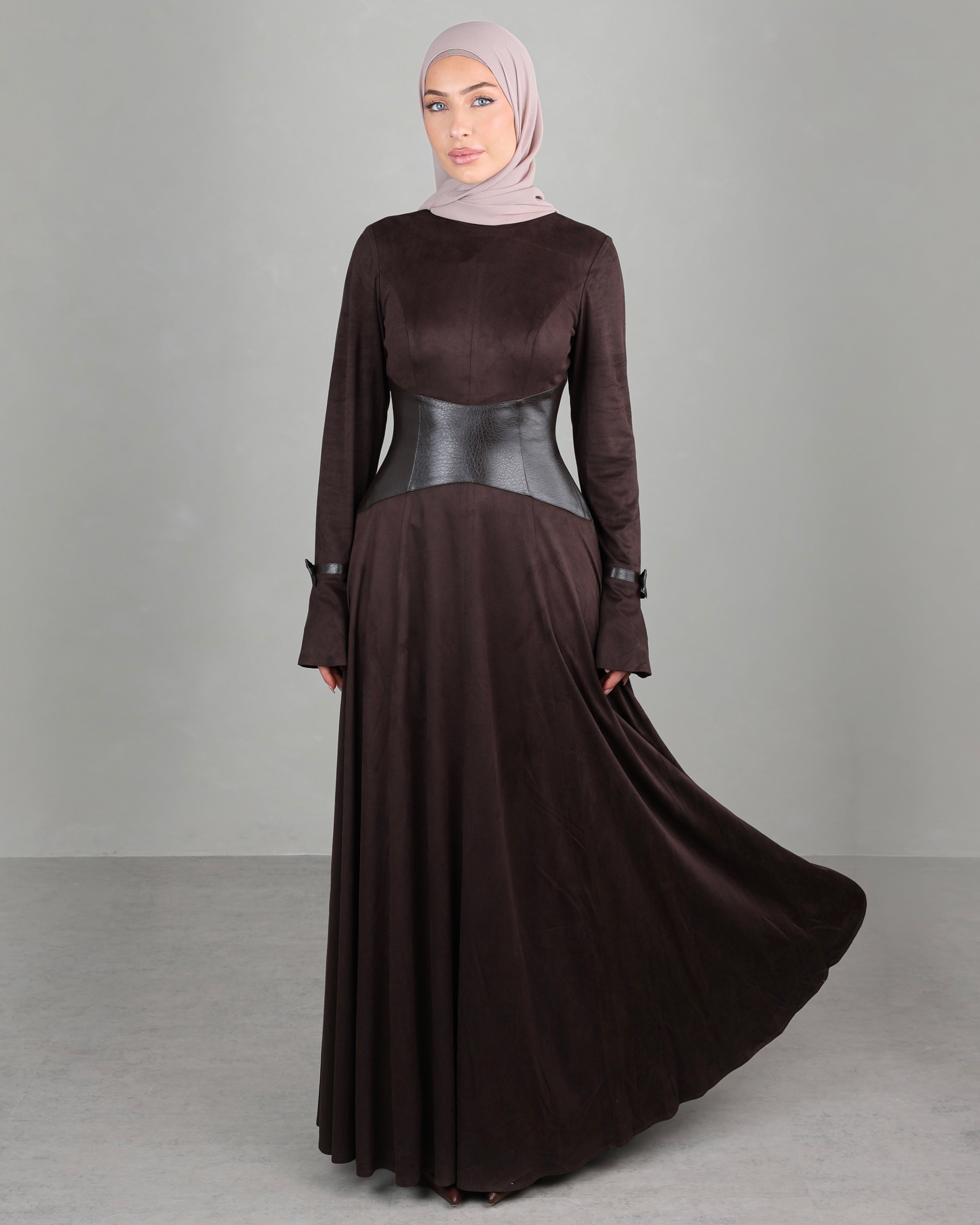 Vera Suede Leather Dress