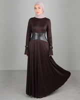Vera Suede Leather Dress