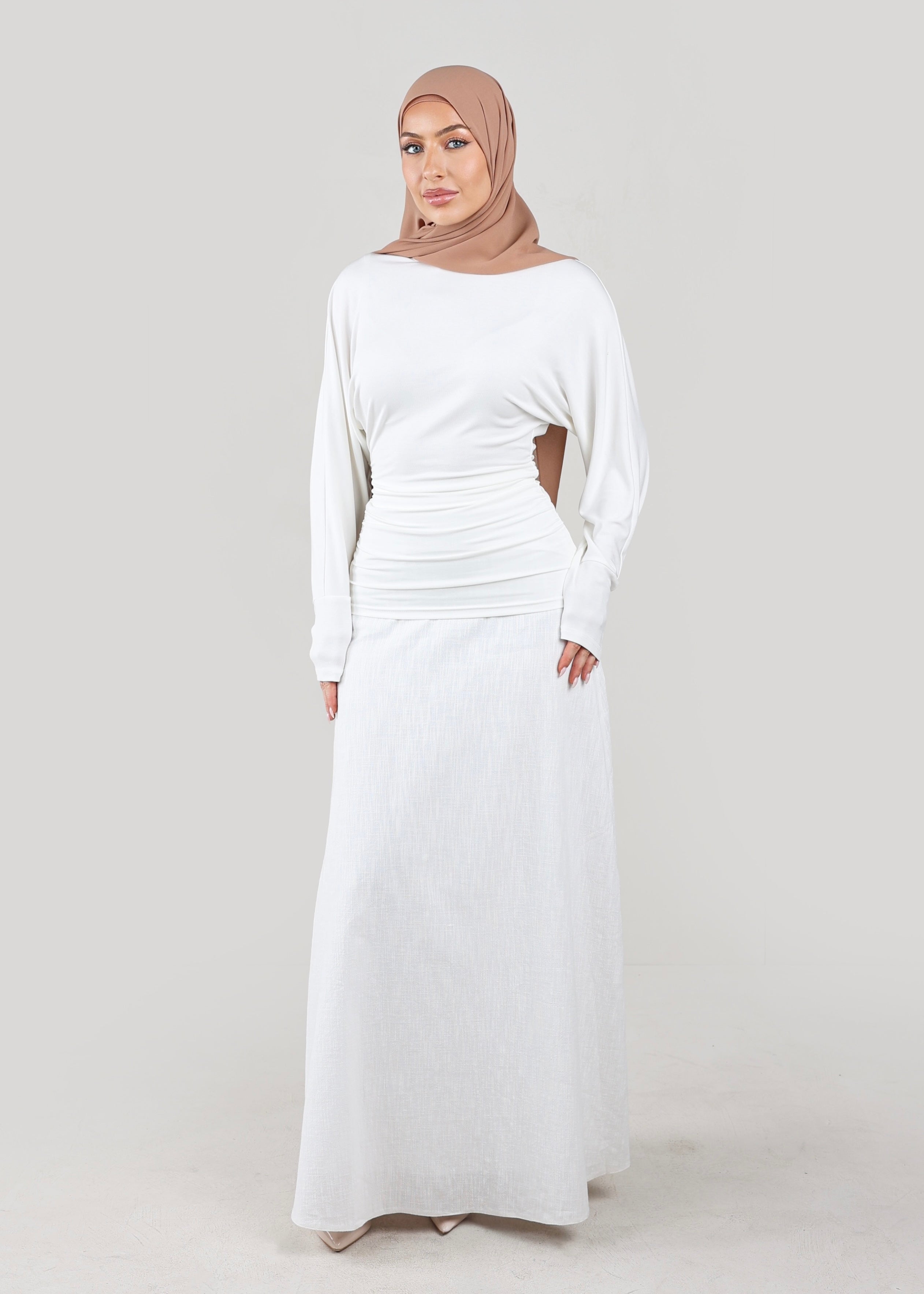 Naomi Batwing Top | Ivory