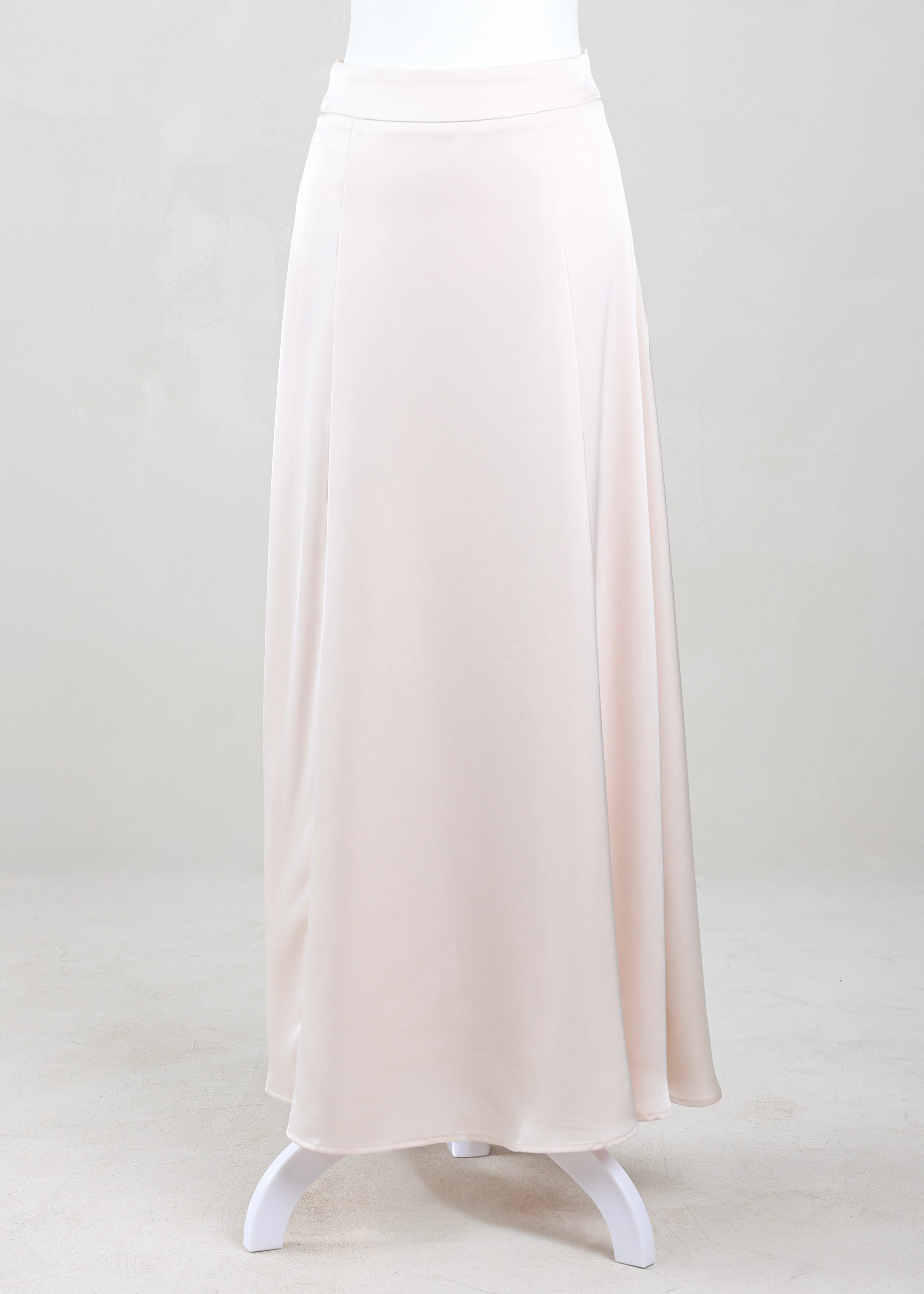 Sareen Satin Skirt | Cream