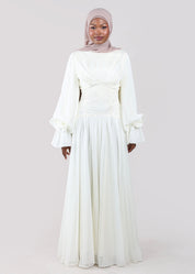 PRE ORDER ship 9/18 Hala Rose Gown | Ecru