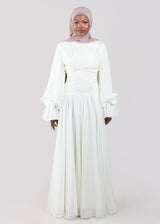 Hala Rose Gown | Ecru