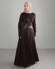 Vera Suede Leather Dress