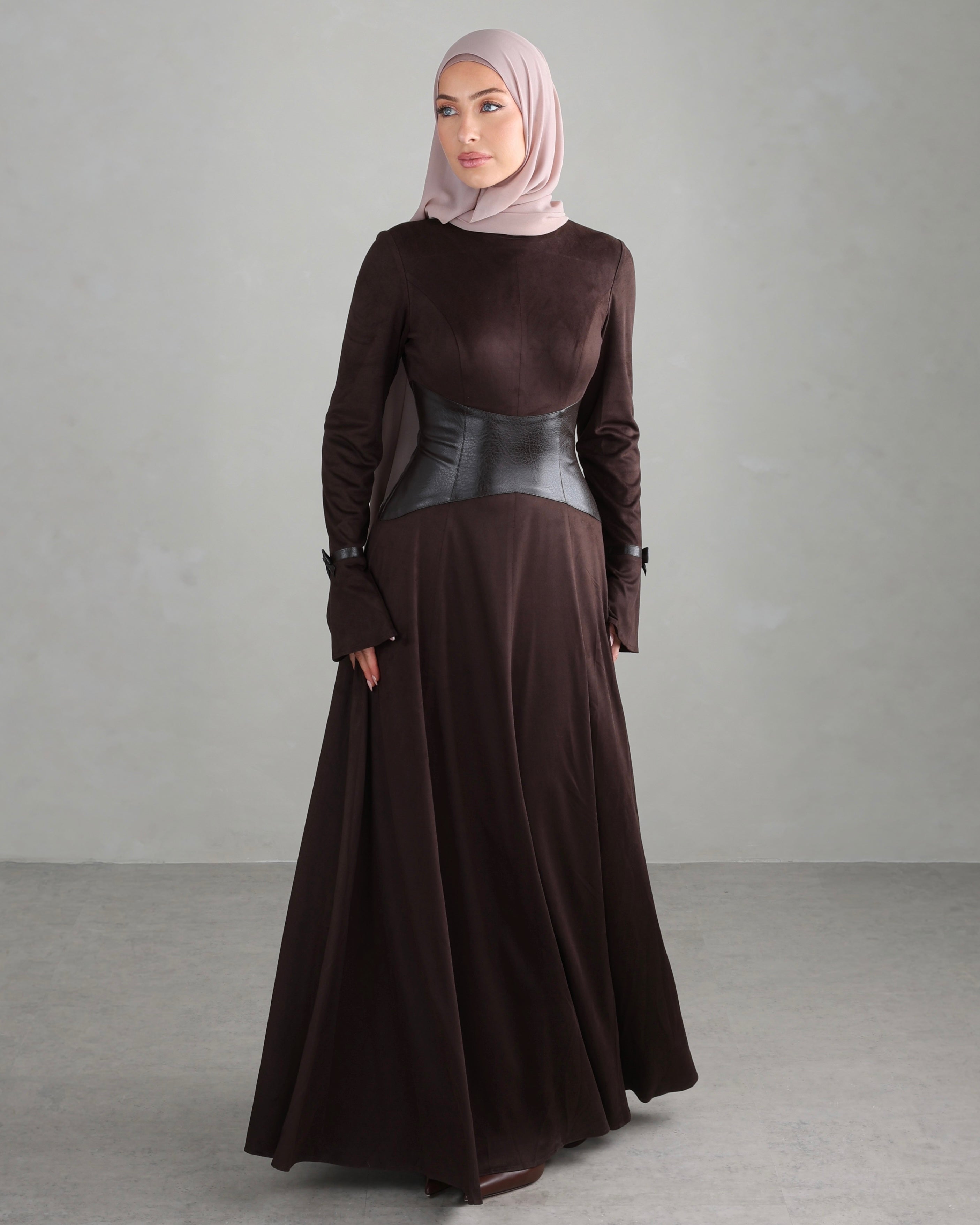 Vera Suede Leather Dress