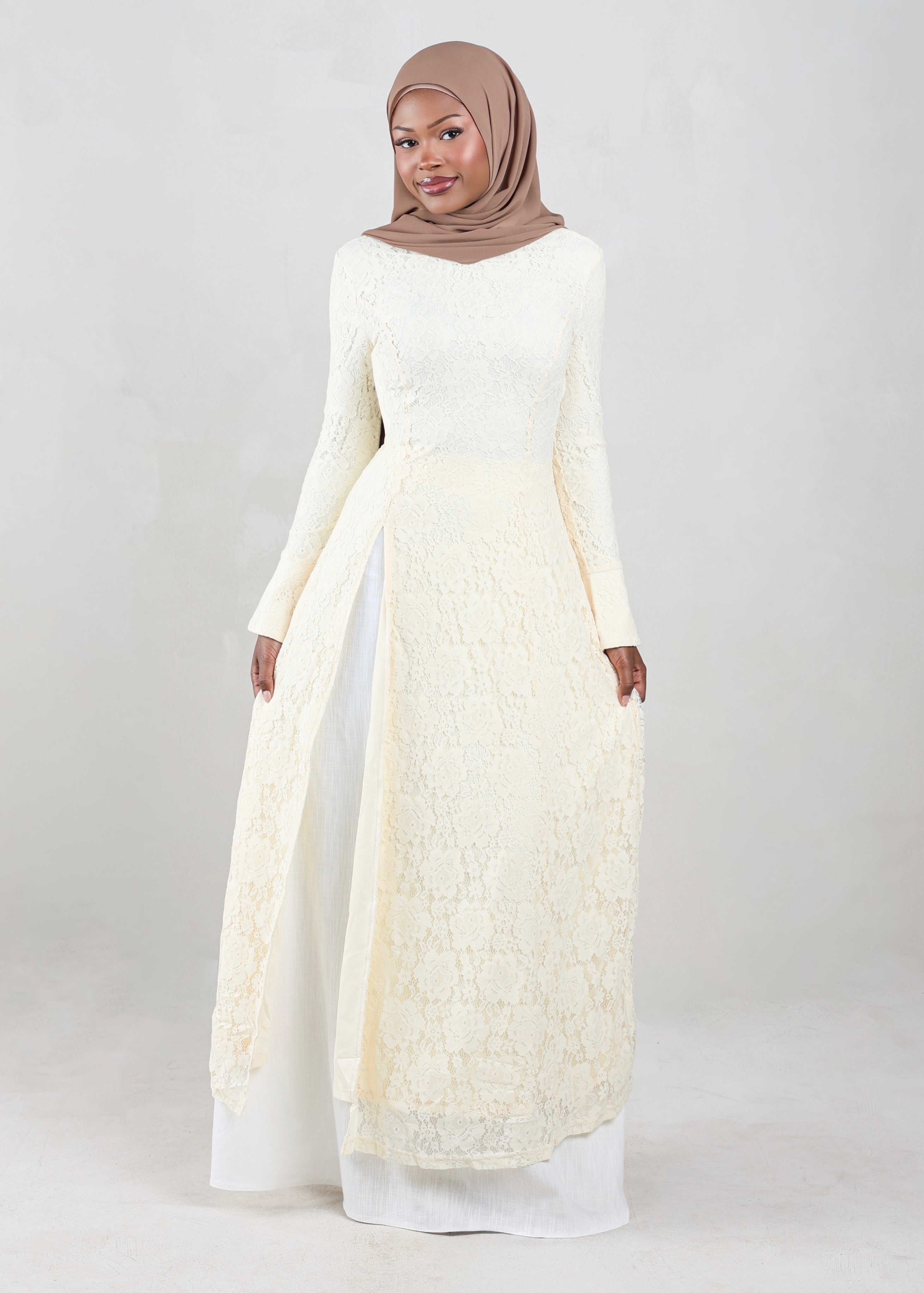 Lana Lace Tunic | Butter Yellow