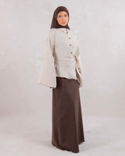Sabreen Linen Wrap Shirt