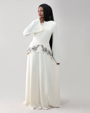 Hadeel Dress | Ecru
