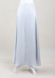 Sareen Satin Skirt | Silver