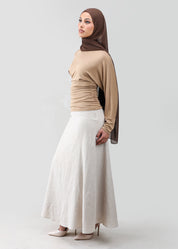 Naomi Batwing Top | Hazelnut