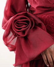 Hala Rose Gown | Burgundy