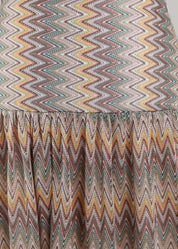 Zeena Chevron Skirt | Desert