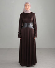 Vera Suede Leather Dress