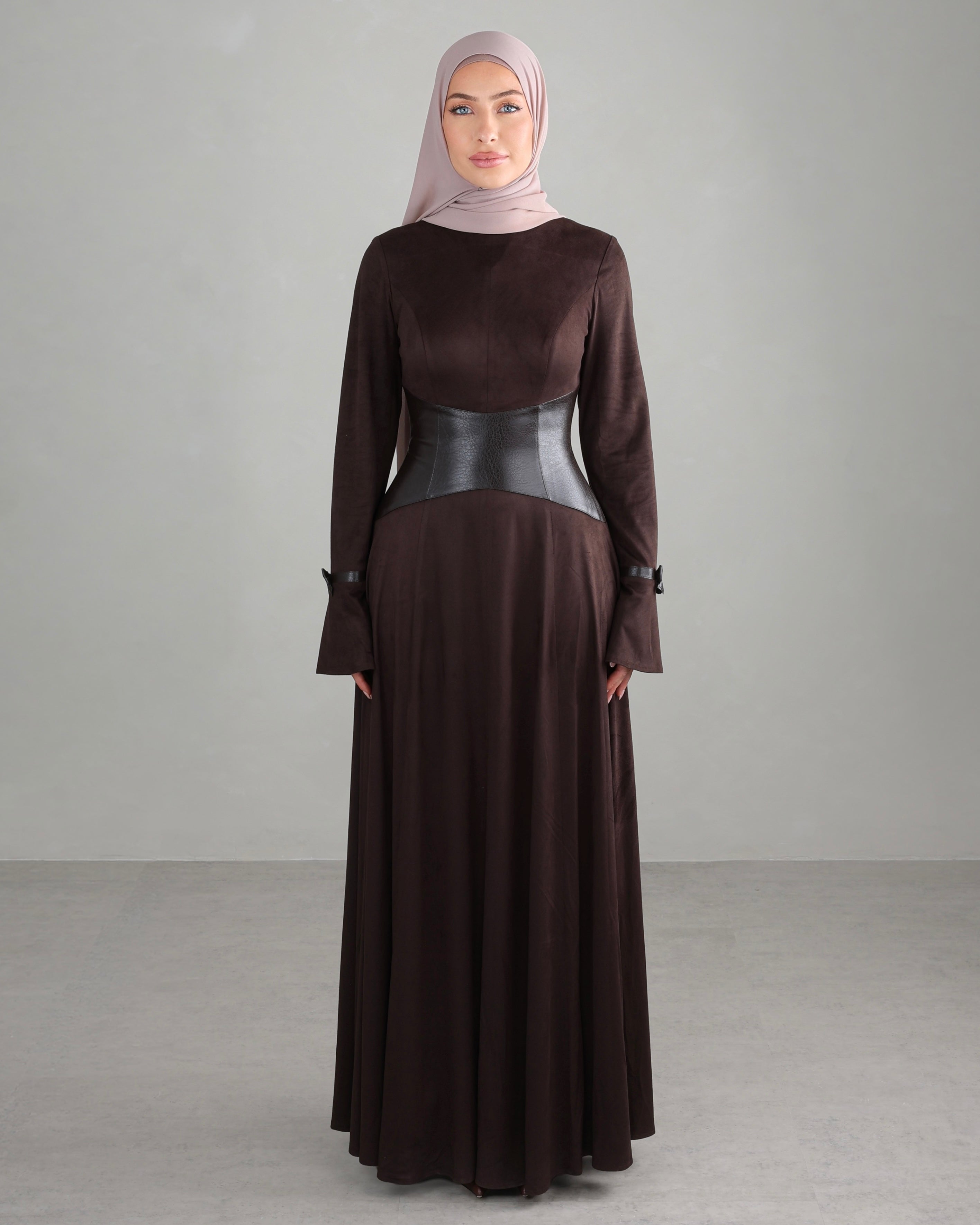 Vera Suede Leather Dress