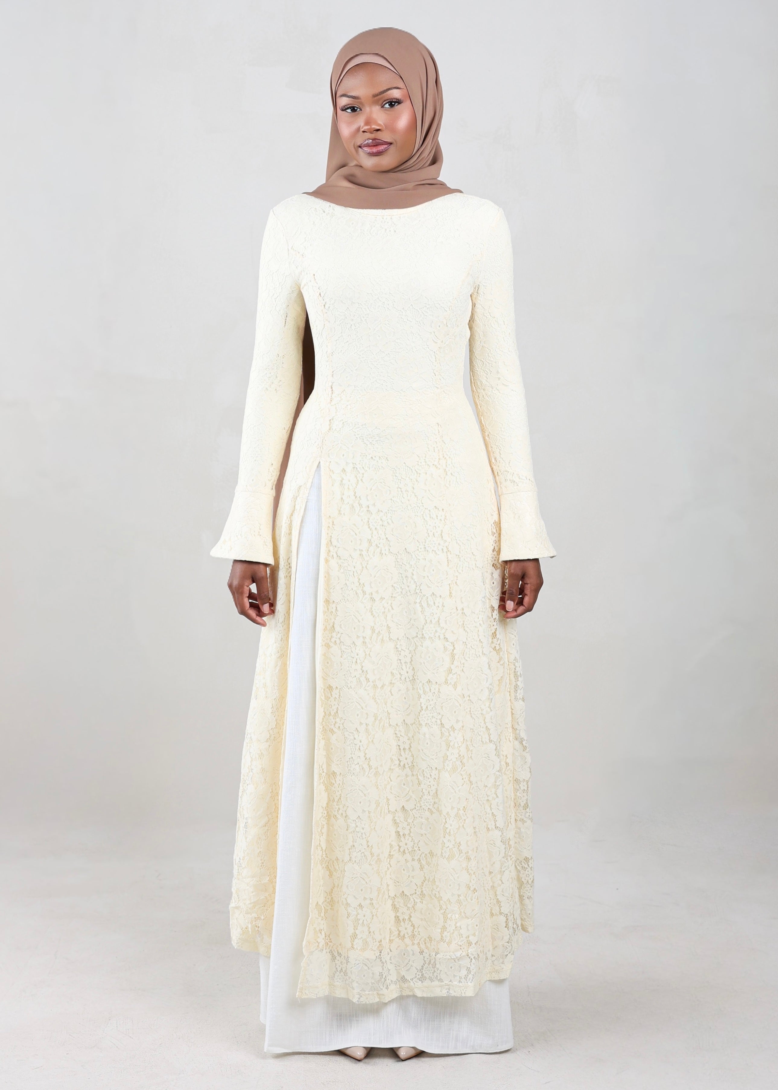 Lana Lace Tunic | Butter Yellow