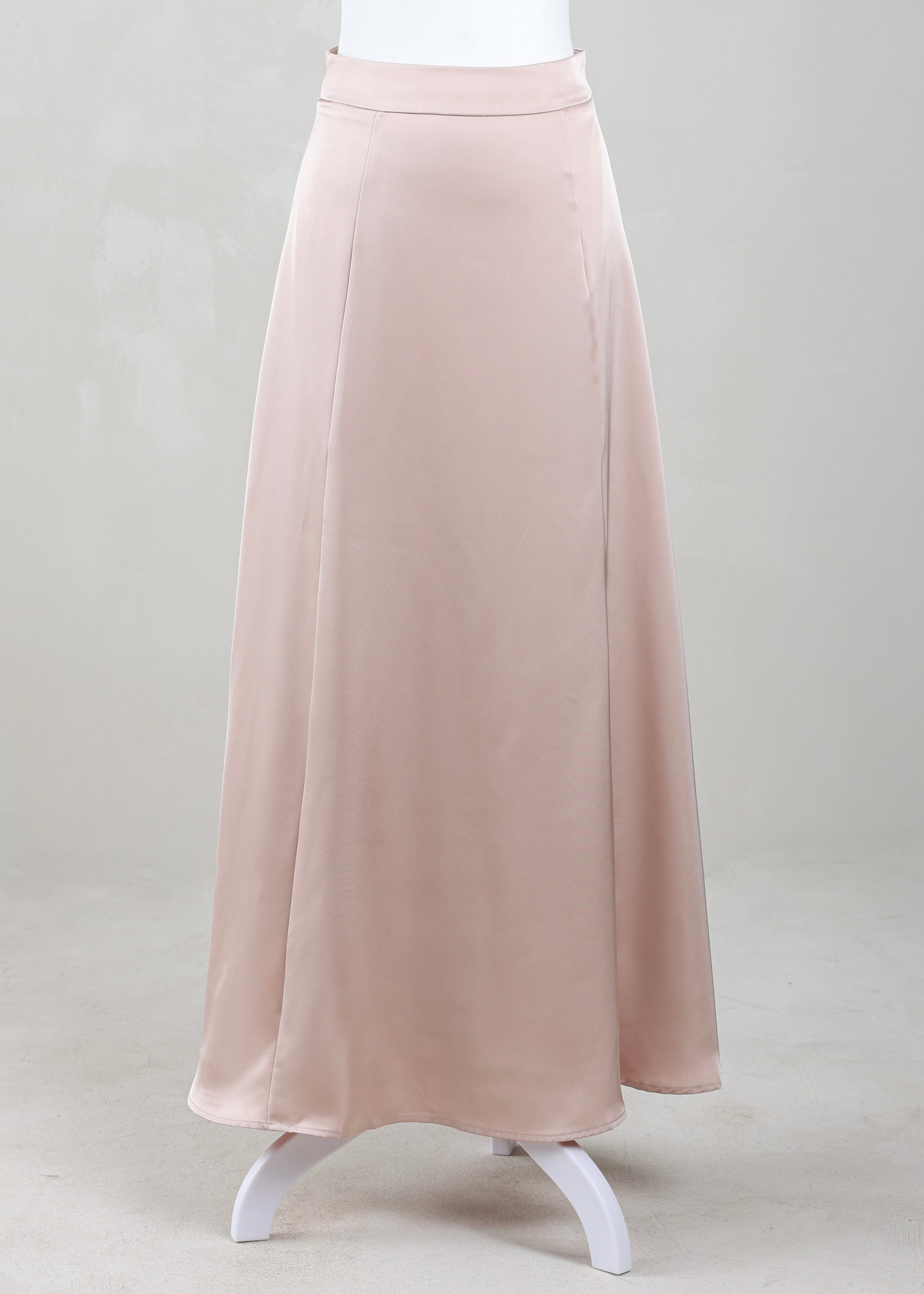 Sareen Satin Skirt | Beige