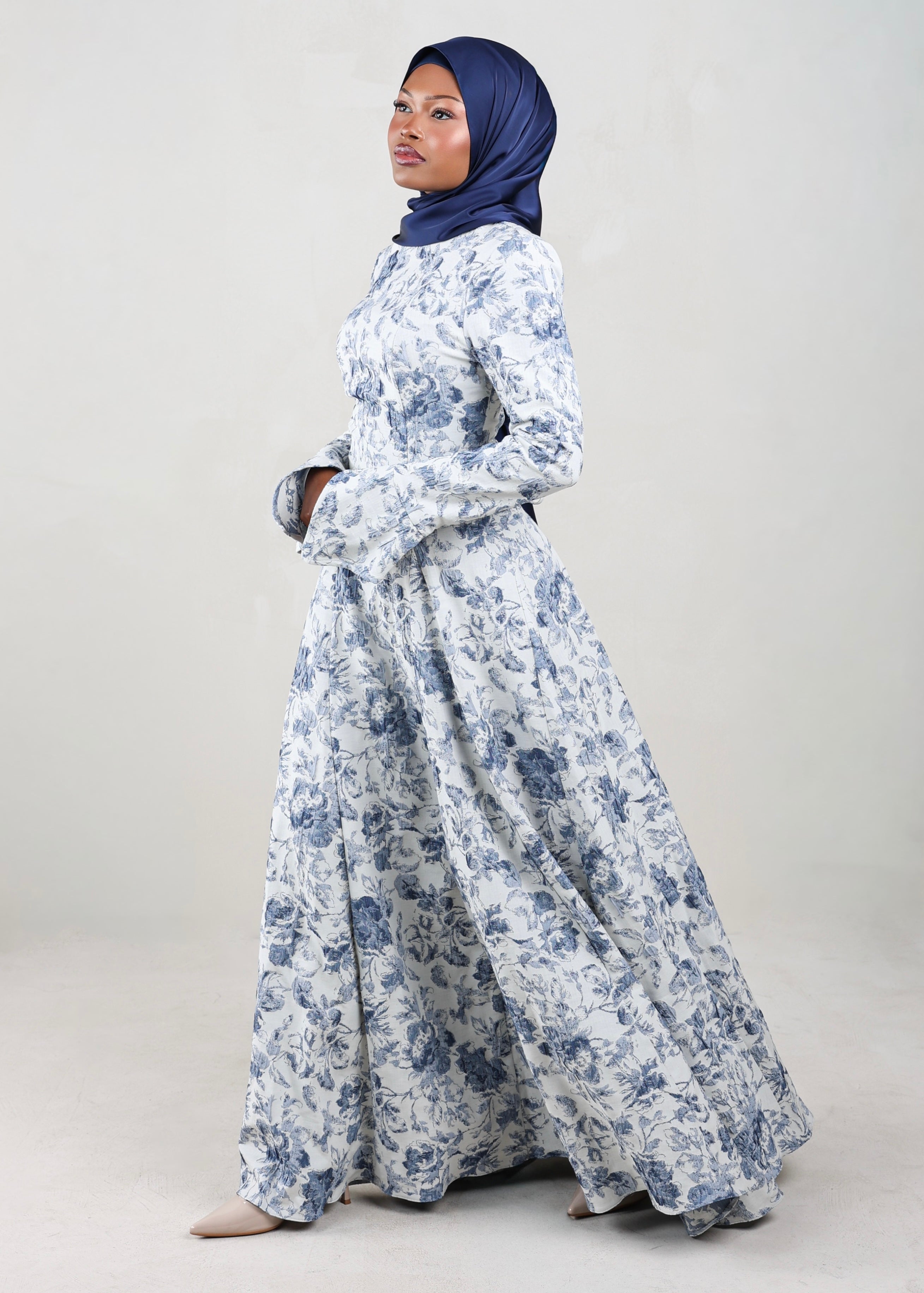 Eloise Toile Gown | French Blue
