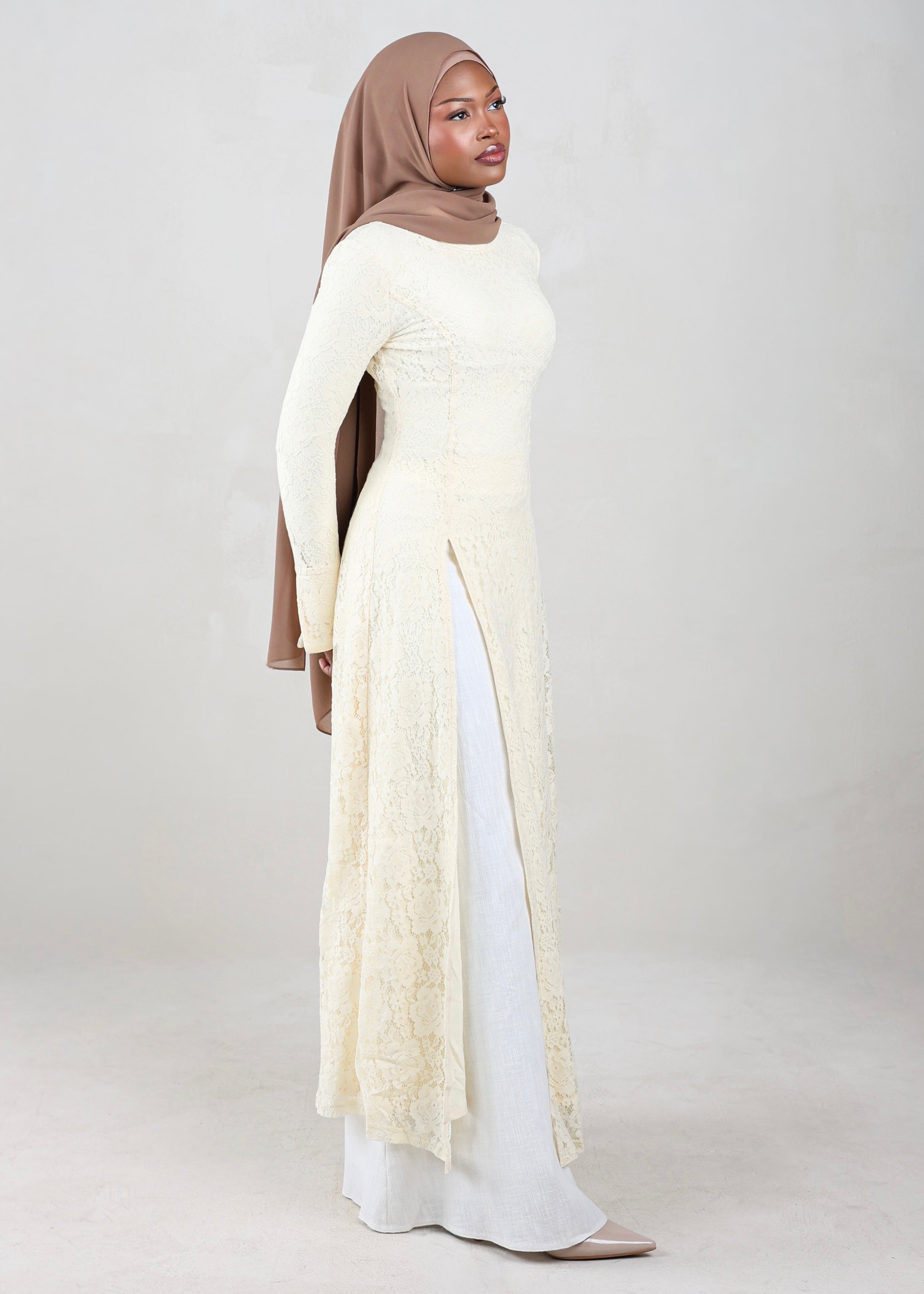 Lana Lace Tunic | Butter Yellow